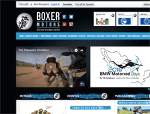 Tablet Screenshot of boxer-motors.com